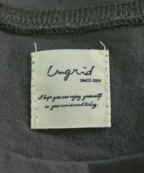 UNGRID（アングリッド）Tシャツ・カットソー グレー サイズ:F レディース/2200706064179