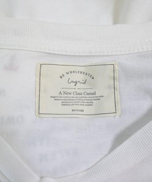 UNGRID（アングリッド）Tシャツ・カットソー 白 サイズ:F レディース/2200723976080