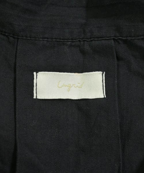UNGRID（アングリッド）シャツワンピース 黒 サイズ:F レディース/2200726012051