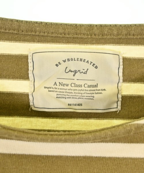 UNGRID（アングリッド）Tシャツ・カットソー カーキ サイズ:F レディース/2200678407073
