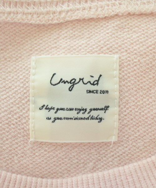 UNGRID（アングリッド）スウェット ピンク サイズ:F レディース/2200690082029
