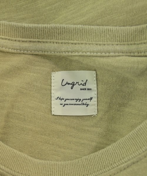 UNGRID（アングリッド）Tシャツ・カットソー ベージュ サイズ:F レディース/2200689889059