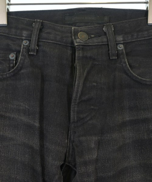 LITHIUM HOMME（リチウムオム）デニムパンツ 黒 サイズ:28(S位) メンズ/2200686963073