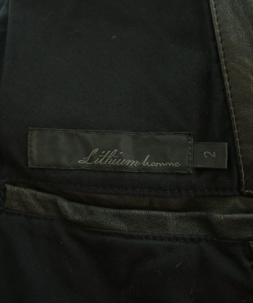 LITHIUM HOMME（リチウムオム）ライダース 黒 サイズ:2(M位) メンズ/2200658920035