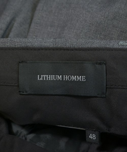 LITHIUM HOMME（リチウムオム）スラックス グレー サイズ:48(L位) メンズ/2200666889430