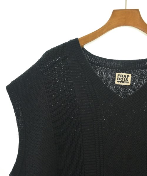 FRAPBOIS half（フラボアハーフ）ニット・セーター 黒 サイズ:2(M位) メンズ/2200608769028