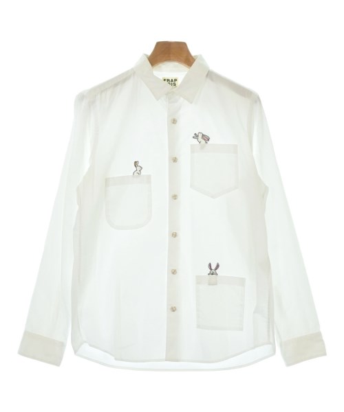 FRAPBOIS half(フラボアハーフ)カジュアルシャツ 白 サイズ:2(M位)/2200675245555