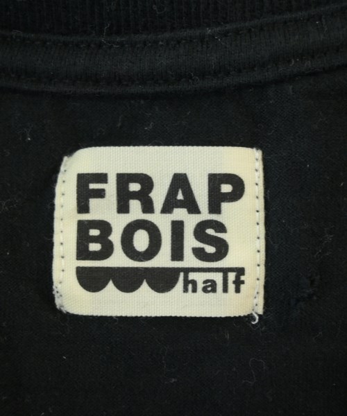 FRAPBOIS half（フラボアハーフ）Tシャツ・カットソー 黒 サイズ:1(S位) レディース/2200710105110