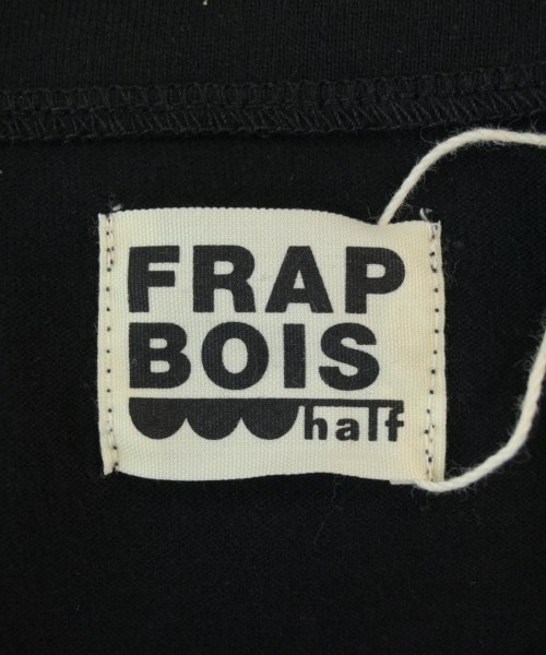 FRAPBOIS half（フラボアハーフ）Tシャツ・カットソー 黒 サイズ:1(S位) レディース/2200710105127