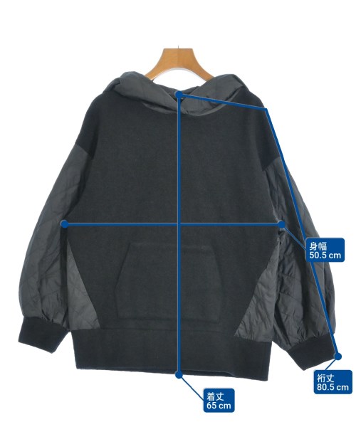 Diagram GRACE CONTINENTAL（ダイアグラムグレースコンチネンタル）パーカー 黒 サイズ:M レディース/2200635525031
