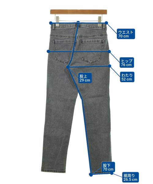 Diagram GRACE CONTINENTAL（ダイアグラムグレースコンチネンタル）デニムパンツ グレー サイズ:36(S位) レディース/2200639836089