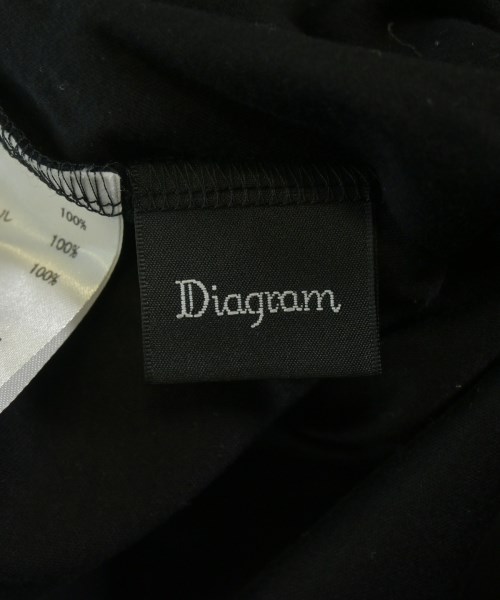 Diagram GRACE CONTINENTAL（ダイアグラムグレースコンチネンタル）Tシャツ・カットソー 黒 サイズ:36(S位) レディース/2200627994173