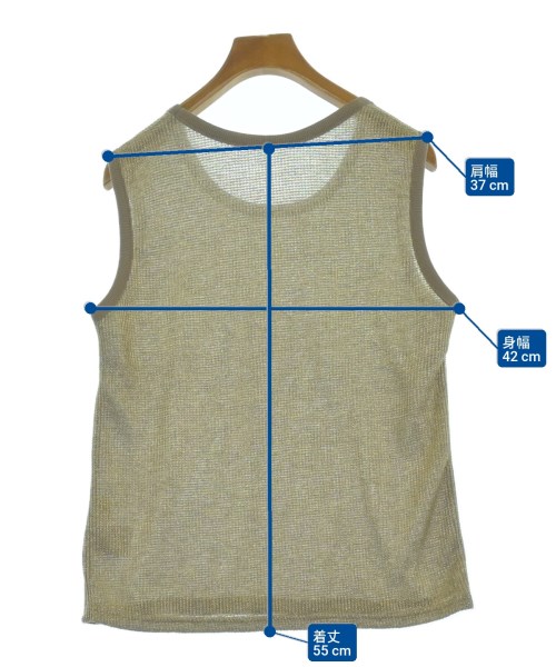 Diagram GRACE CONTINENTAL（ダイアグラムグレースコンチネンタル）ノースリーブ ゴールド サイズ:36(S位) レディース/2200627994265
