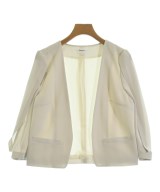 Diagram GRACE CONTINENTAL（ダイアグラムグレースコンチネンタル）ノーカラージャケット ベージュ サイズ:36(S位) レディース/2200633448127