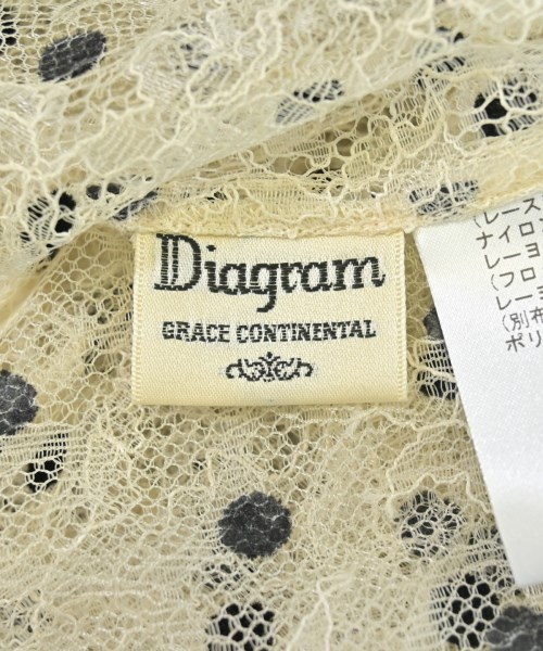 Diagram GRACE CONTINENTAL（ダイアグラムグレースコンチネンタル）ブラウス ベージュ サイズ:36(S位) レディース/2200621721034