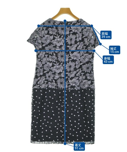 Diagram GRACE CONTINENTAL（ダイアグラムグレースコンチネンタル）ワンピース 黒 サイズ:38(M位) レディース/2200622635019