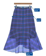 Diagram GRACE CONTINENTAL（ダイアグラムグレースコンチネンタル）ロング・マキシ丈スカート 青 サイズ:38(M位) レディース/2200607288049