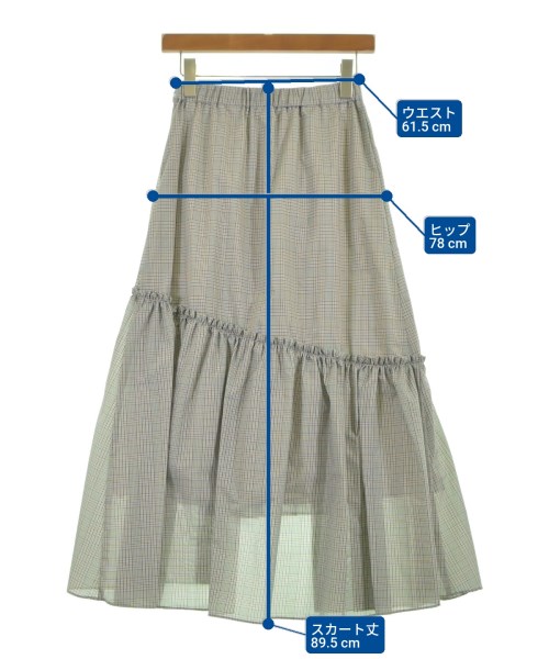 Diagram GRACE CONTINENTAL（ダイアグラムグレースコンチネンタル）ロング・マキシ丈スカート 茶 サイズ:36(S位) レディース/2200620154017