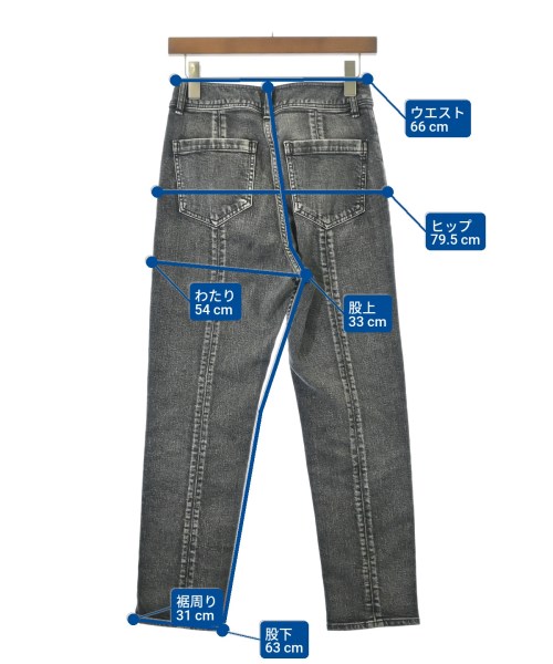 Diagram GRACE CONTINENTAL（ダイアグラムグレースコンチネンタル）デニムパンツ グレー サイズ:36(S位) レディース/2200673895158