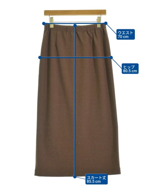 Diagram GRACE CONTINENTAL（ダイアグラムグレースコンチネンタル）ロング・マキシ丈スカート 茶 サイズ:-(M位) レディース/2200670877027