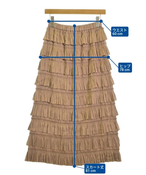 Diagram GRACE CONTINENTAL（ダイアグラムグレースコンチネンタル）ロング・マキシ丈スカート ピンク サイズ:36(S位) レディース/2200670835034