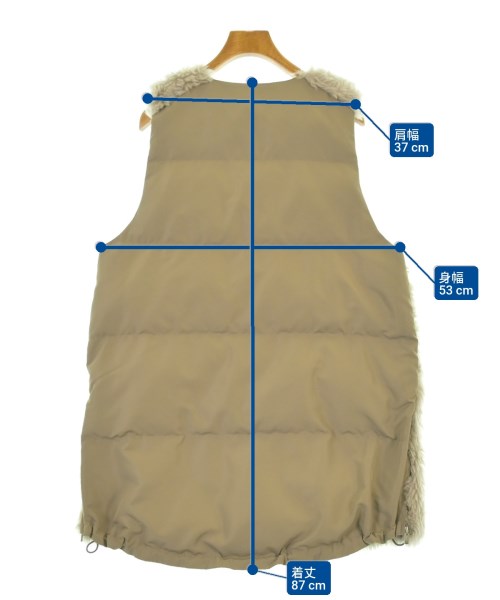 Diagram GRACE CONTINENTAL（ダイアグラムグレースコンチネンタル）ダウンコート ベージュ サイズ:36(S位) レディース/2200677118031