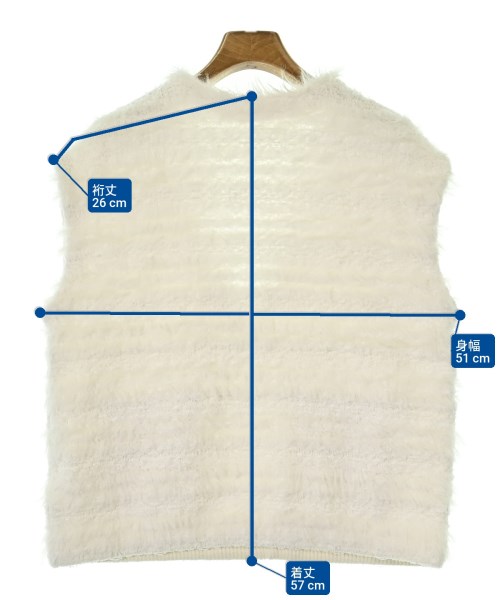 Diagram GRACE CONTINENTAL（ダイアグラムグレースコンチネンタル）ベスト 白 サイズ:36(S位) レディース/2200677118093