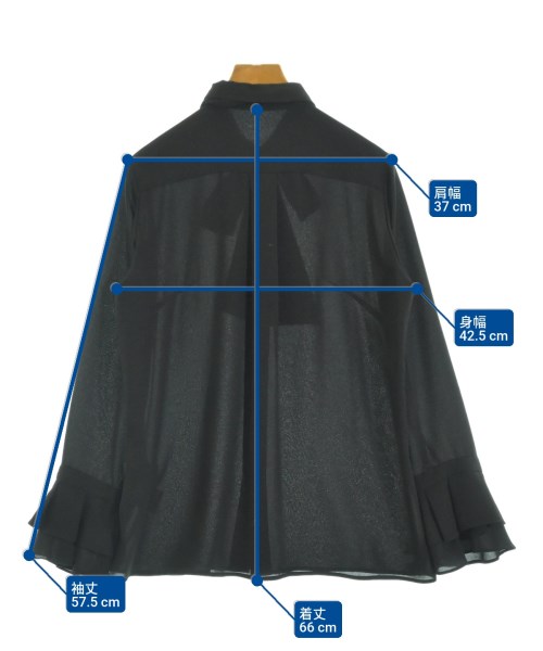 Diagram GRACE CONTINENTAL（ダイアグラムグレースコンチネンタル）カジュアルシャツ 黒 サイズ:36(S位) レディース/2200674208094