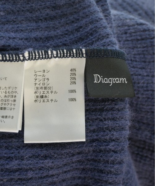 Diagram GRACE CONTINENTAL（ダイアグラムグレースコンチネンタル）ニット・セーター 紺 サイズ:36(S位) レディース/2200677448039