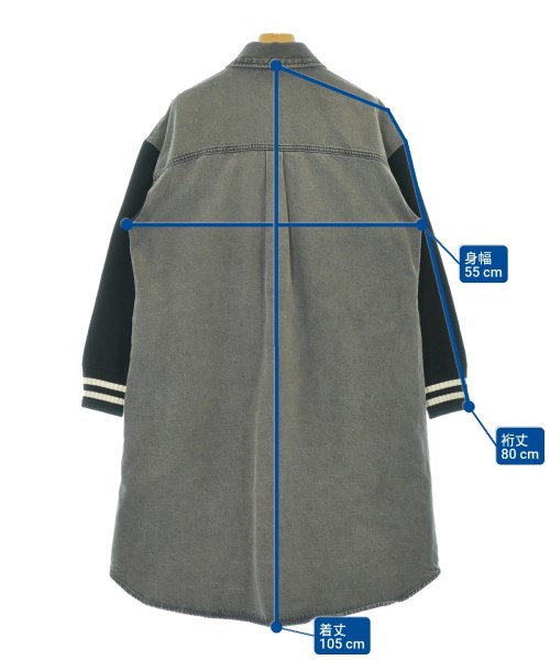 Diagram GRACE CONTINENTAL（ダイアグラムグレースコンチネンタル）シャツワンピース グレー サイズ:36(S位) レディース/2200689545023