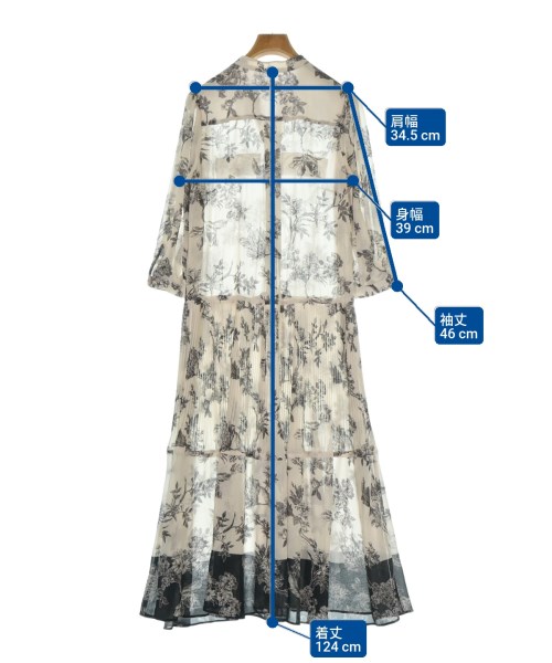 Diagram GRACE CONTINENTAL（ダイアグラムグレースコンチネンタル）ワンピース ベージュ サイズ:36(S位) レディース/2200698142046