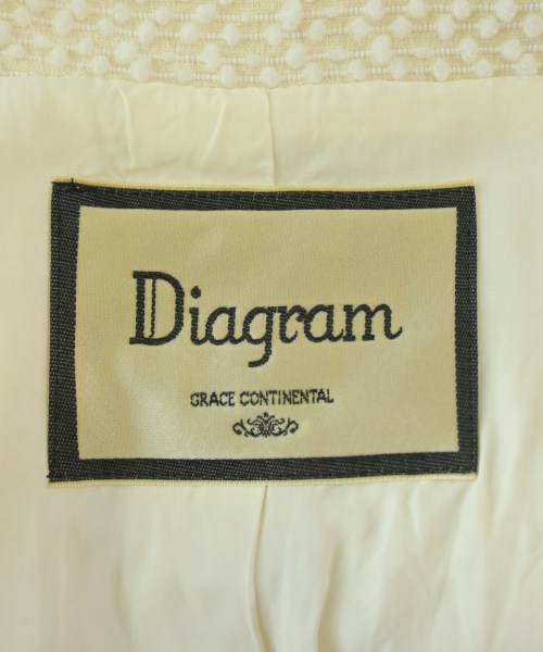 Diagram GRACE CONTINENTAL（ダイアグラムグレースコンチネンタル）チェスターコート 白 サイズ:38(M位) レディース/2200700108022