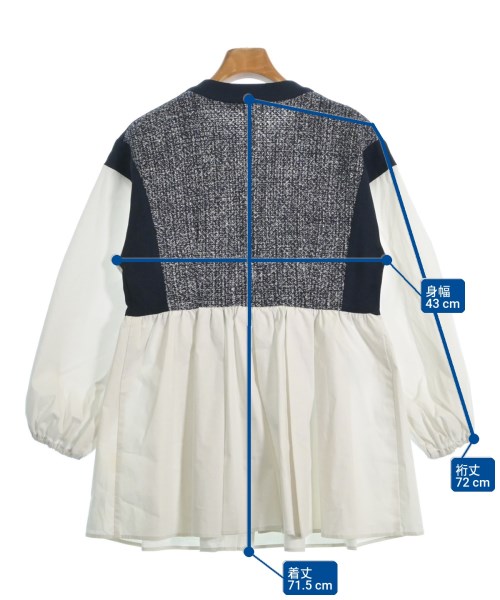 Diagram GRACE CONTINENTAL（ダイアグラムグレースコンチネンタル）ブラウス 紺 サイズ:36(S位) レディース/2200705517584