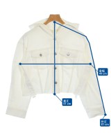 Diagram GRACE CONTINENTAL（ダイアグラムグレースコンチネンタル）デニムジャケット 白 サイズ:F レディース/2200711606135