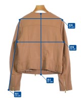 Diagram GRACE CONTINENTAL（ダイアグラムグレースコンチネンタル）ライダース ベージュ サイズ:36(S位) レディース/2200711950023