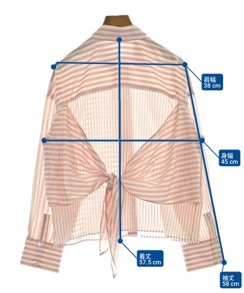 Diagram GRACE CONTINENTAL（ダイアグラムグレースコンチネンタル）カジュアルシャツ ピンク サイズ:36(S位) レディース/2200714736068