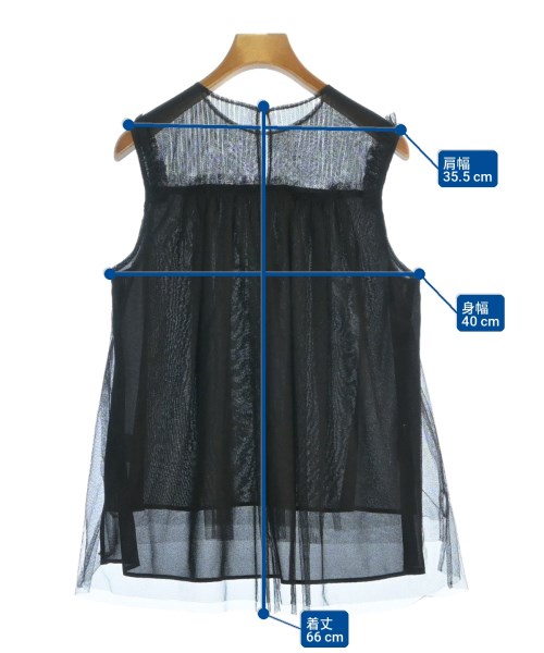 Diagram GRACE CONTINENTAL（ダイアグラムグレースコンチネンタル）ブラウス 黒 サイズ:36(S位) レディース/2200716335030