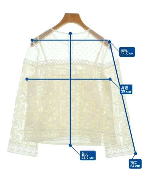 Diagram GRACE CONTINENTAL（ダイアグラムグレースコンチネンタル）ブラウス 白 サイズ:36(S位) レディース/2200717669059