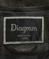Diagram GRACE CONTINENTAL（ダイアグラムグレースコンチネンタル）ライダース 茶 サイズ:36(S位) レディース/2200718189020
