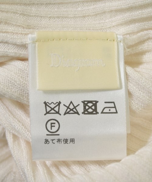 Diagram GRACE CONTINENTAL（ダイアグラムグレースコンチネンタル）ニット・セーター 白 サイズ:36(S位) レディース/2200632034178