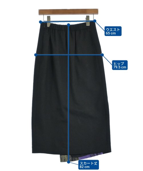 Diagram GRACE CONTINENTAL（ダイアグラムグレースコンチネンタル）ロング・マキシ丈スカート 黒 サイズ:36(S位) レディース/2200647480045