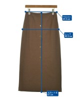 Diagram GRACE CONTINENTAL（ダイアグラムグレースコンチネンタル）ロング・マキシ丈スカート 茶 サイズ:38(M位) レディース/2200642780034