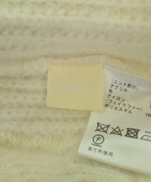 Diagram GRACE CONTINENTAL（ダイアグラムグレースコンチネンタル）ニット・セーター 白 サイズ:36(S位) レディース/2200701236229