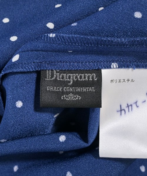Diagram GRACE CONTINENTAL（ダイアグラムグレースコンチネンタル）ブラウス 青 サイズ:36(S位) レディース/2200702309120
