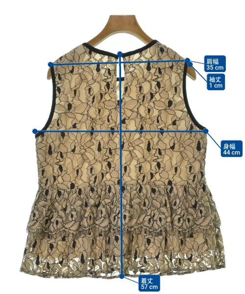 Diagram GRACE CONTINENTAL（ダイアグラムグレースコンチネンタル）ブラウス ベージュ サイズ:38(M位) レディース/2200704698055