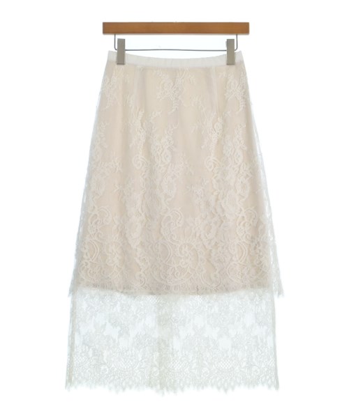 Diagram GRACE CONTINENTAL(ダイアグラムグレースコンチネンタル)ロング・マキシ丈スカート 白 サイズ:F/2200665481062