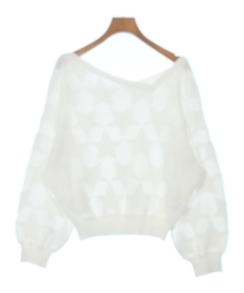 Diagram GRACE CONTINENTAL(ダイアグラムグレースコンチネンタル)ニット・セーター 白 サイズ:36(S位)/2200665399046