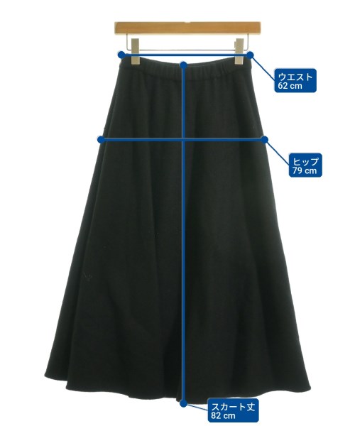 Diagram GRACE CONTINENTAL（ダイアグラムグレースコンチネンタル）ロング・マキシ丈スカート 黒 サイズ:36(S位) レディース/2200722809174