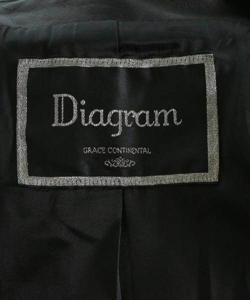 Diagram GRACE CONTINENTAL（ダイアグラムグレースコンチネンタル）ライダース 黒 サイズ:38(M位) レディース/2200731630059