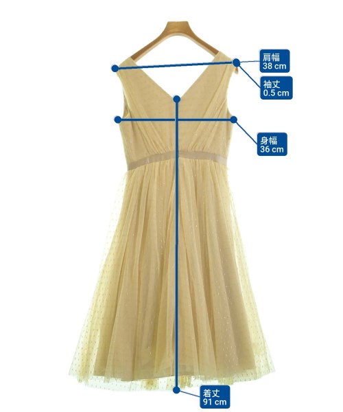 Diagram GRACE CONTINENTAL（ダイアグラムグレースコンチネンタル）ワンピース ベージュ サイズ:36(S位) レディース/2200680621061